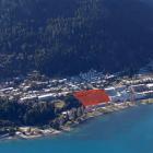 The red hatching shows the Queenstown section offered for mortgagee sale. It is beside the ...