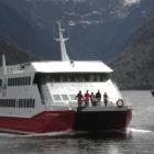 The refitted Lady of the Sounds when it returned to Milford Sound in 2008. Lakes Environmental...