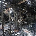 The remains of the central part of the house. Photos by Craig Baxter.