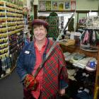 The Scottish Shop owner Erin Hogan  (66) is selling her business. Photo by Linda Robertson.