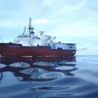 The seismic survey vessel Aquila Explorer, which is doing the early exploration work for Shell...