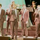 The Seven Irish Tenors on stage during their Auckland show. Photo by Stewart Macpherson.