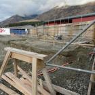 The site of an 1150sq m hall and sports court at Shotover Primary School. Photo by Guy Williams.