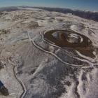 The Southern Hemisphere Proving Ground's new circular test track is easily spotted from the air...