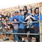 The Te Moananui family (from left) Mike, Gilbert (2), Tainui (4), Taonga (10), Ripeka (14),...