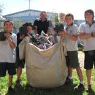 The Terrace pupils Jordan Bailey (9, left), Thomas Begg (8), Giordyn Moss (13), Mitchell Brown (9...