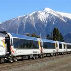 The TranzAlpine pauses at Springfield before heading into the mountains. Photo: Philip Somerville