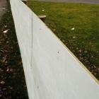 The "ugly white fence" at the Forsyth Barr Stadium site in Dunedin could soon be home to a giant...