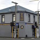 The United Services Community Club's building in South Dunedin.