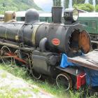 The vintage  steam locomotive AB795 (above) and its sister  AB778 sit exposed to the elements  in...