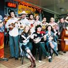 The Wellington International Ukulele Orchestra is riding high in the charts.