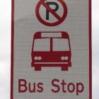 This Athol St bus-stop sign in central Queenstown might become a thing of the past if the council...
