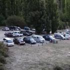 This camping ground at Gibbston is thought to attract up to 200 people a night. Photos by David...