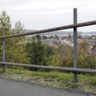 This dilapidated fence at the northern entrance to Dunedin looks set to be replaced. Photo by...