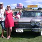 This little piggy went to the Oamarican Car show on Saturday with its owners, Milton and Vicki...