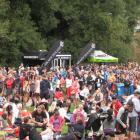 Thousands of spectators and supporters joined athletes at Butler's Green in Arrowtown at the...