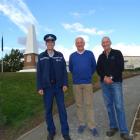 Three members of the Upper Clutha RSA Anzac Day organising committee  (from left) Mike Thomas,...