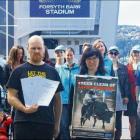 Thumbs down. . .Safe Dunedin co-ordinator Carl Scott holds a copy of the Animal Welfare Act,...