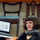 Toitu Otago Settlers Museum collections manager Kiri Griffin displays the digital archive in...