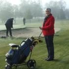 Toko Golf Club centennial committee secretary Joan McLeod (right) was on the course for ladies'...