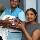 Tony and Rexy Arulanandam with Rohan Savarimuthu. Photo by Gregor Richardson.