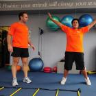 Gary Dawkins and Tavita Nielsen-Mamea train together. Photo by Gregor Richardson.