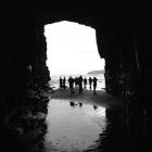 Tourists pay to maintain infrastructure at the Cathedral Caves in South Otago. Photo by Roger...