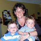 Tracy Crossan with Hamish, left, and Ryan (1).