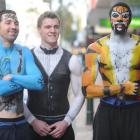Transformed into works of art for an Otago Community Hospice fundraiser in Dunedin yesterday are...