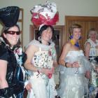 Trashion Show models (from left) Mel Armstrong, Mandy Elliott, 
...