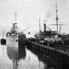 Troopships at Port Chalmers waiting for the Otago portion of the Expeditionary Force. - Otago...