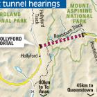 Tunnel hearings.