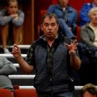 Twizel's Rick Ramsay speaks his mind at last night's meeting. Photo by Linda Robertson.