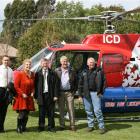 Guests and hosts (from left) Victoria's deputy  vice-chancellor (research) Prof Neil Quigley,...