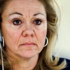 United States Ambassador Eileen Chamberlain Donahoe listens during the urgent debate of the Human...