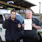 United Taxis driver (left) Neil Aitchison says his firm's strict no-smoking policy driven by...