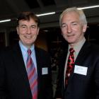 University of Otago Foreign Policy School co-directors Prof Robert Patman (left) and Prof Lloyd...