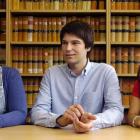 University of Otago senior law students (from left) Emma Foley, Jeremy Stewart and Brierly Broad...