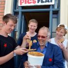 University of Otago student flatmates (from left) Jasper Fawcett, of Arrowtown, Patrick Matthews,...