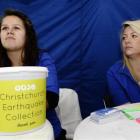 University of Otago students and former Christchurch residents Kate Tarawhiti (19) and Kate Evans...