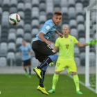Uruguay's Mathias Surarez during the Uruguay vs Serbia match in the Fifa U-20 World Cup at Otago...