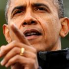 US President Barack Obama speaks during a campaign rally in Denver, Colorado. REUTERS/Kevin Lamarque