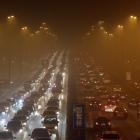 Vehicles are driven on the Third Ring Road in Beijing yesterday. REUTERS/Jason Lee
