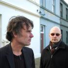 Verlaines singer-songwriter Graeme Downes and drummer Darren Stedman. Photo by Gregor O'Brien.