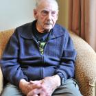 Veteran Colin Rutherford (95) is photographed at the Montecillo Veterans' Home and Hospital this...
