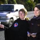 W3 Ride Share organisers Louise Booth (left) and Jackie Fanning, of Waitati. Photo by Gerard O...