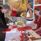 Wakatipu artists (from left) Simon Morrison-Deaker, Rachael Errington, Jeri Elliot and Emma...