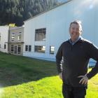 Wakatipu Board of Trustee spokesman Greg Turner outside the new performing arts and music centre...