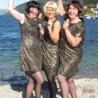 Wakatipu entertainers (from left) Margaret O'Hanlon, Rachael Gerard-Simons and Jo Blick, with...
