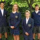 Wakatipu High School pupils (from left) Ben Hull (14), Sophie Gibson (16), Amelia Matthews (12)...